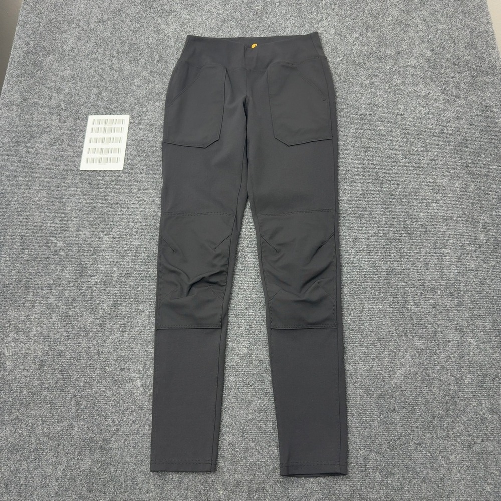 Carhartt Force Utility Legging Pants Womens XS Tall Grey Nylon Spandex Slim Fit